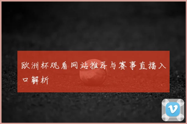 欧洲杯观看网站推荐与赛事直播入口解析