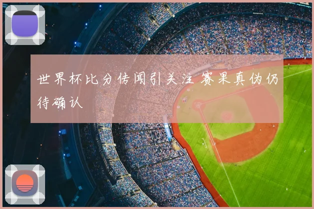 世界杯比分传闻引关注 赛果真伪仍待确认